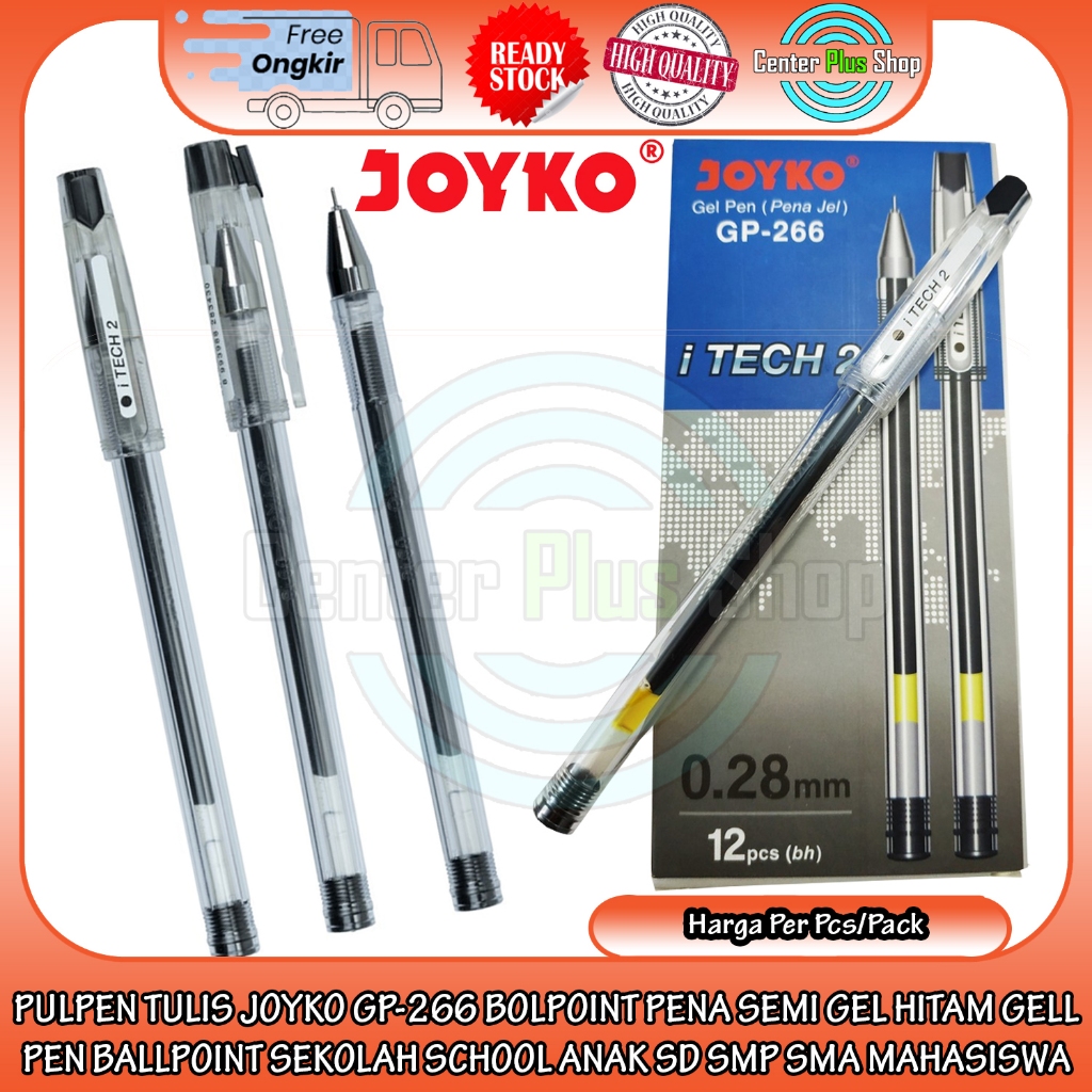 

PENA JOIKO GP266 PULPEN JOYKO GP-266 FRODO 0.28 MM BALLPEN CABUT BALL PEN BOLPEN HITAM black BALPEN BALPOINT BALPOIN PULPEN TULIS MENULIS DI KERTAS PAPER BOLPOIN PERLENGKAPAN SEKOLAH SCHOLL KERJA KANTOR