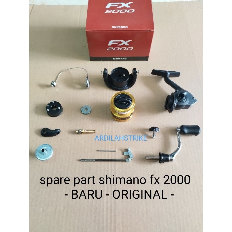 spare part reel shimano fx 2000 - BARU - ORIGINAL -