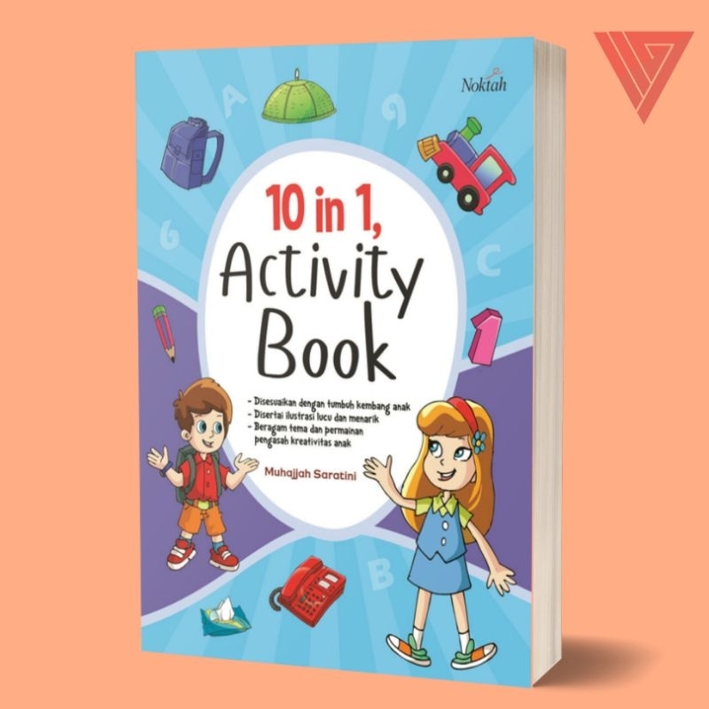 Iyig - Buku 10 In 1 Activity Book/Buku Aktivitas Anak/Buku Anak Anak/Buku Kreativitas Anak Anak