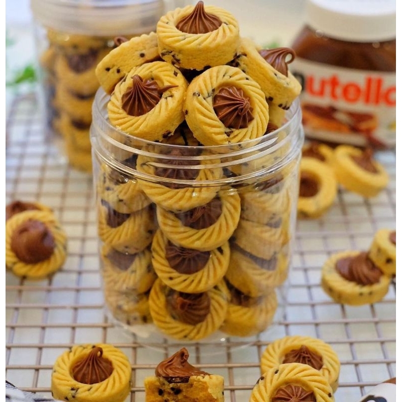 

Kue Kering Lebaran Tart Nutella / Kue Lebaran / Snack Cokelat / Kue Nutella / Cokelat Nutella / Hampers Lebaran