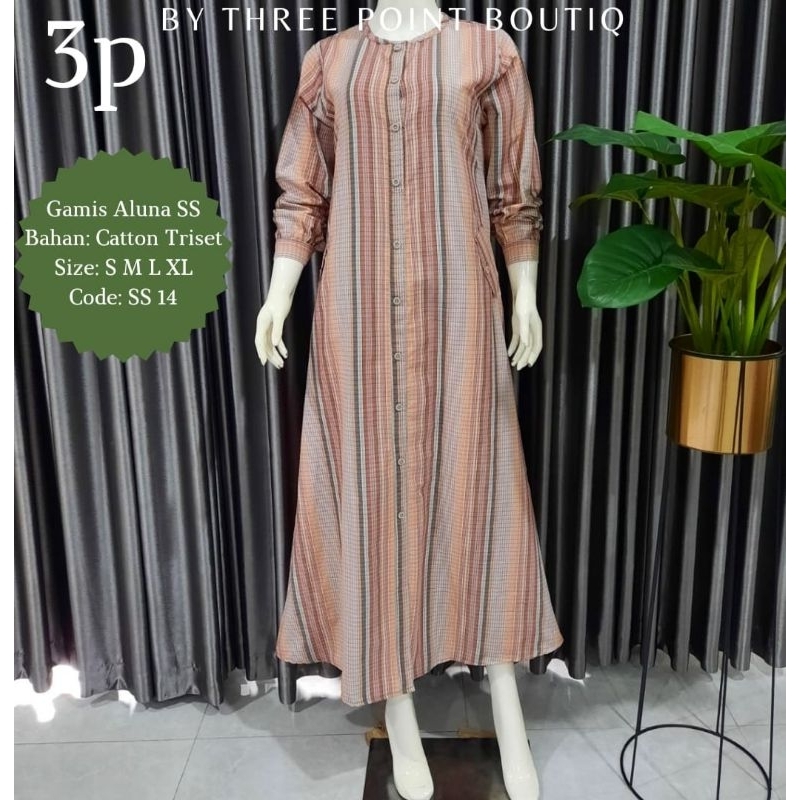 Gamis SS ALUNA size by 3 point 3point