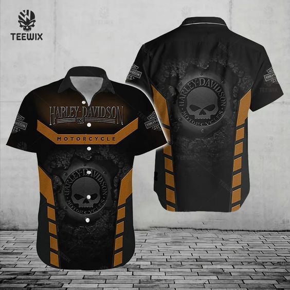 BAJU KEMEJA PRIA DEWASA HARLEY DAVIDSON CUSTOM DESIGN PRINTING