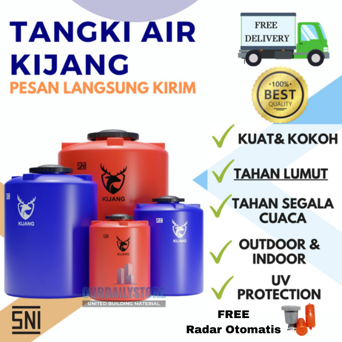 TANGKI / TOREN AIR 500 TB 550 MURAH BERKUALITAS LITER BEST SELLER PENGIRIMAN JABODETABEK