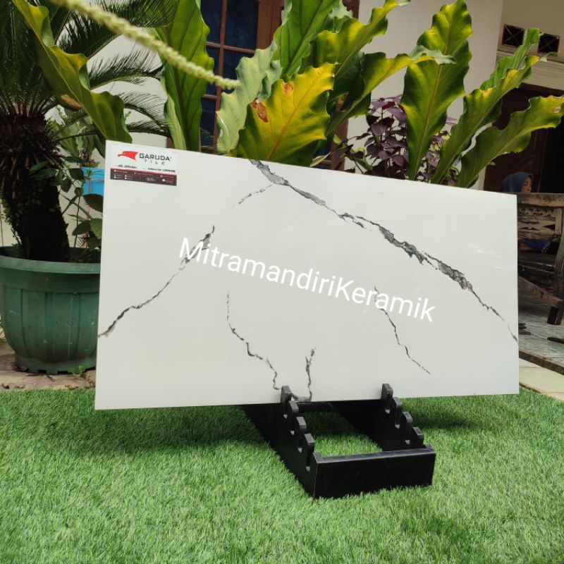 Granite Lantai 60x120 BASSILICA CARARRA/GLOSSY/GARUDA TILE