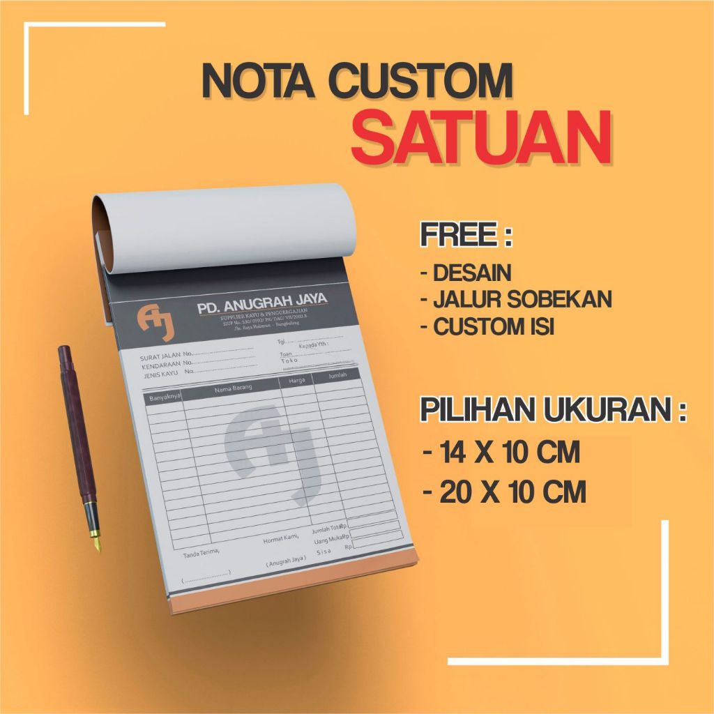 

NOTA OLSHOPE FREE DESAIN ISI 50 LEMBAR !!