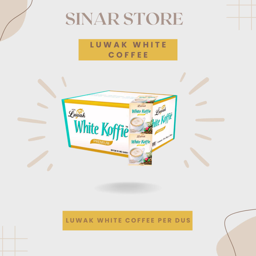 

LUWAK WHITE KOFFIE 20GR | PER DUS/ 20 RENCENG/ 200 PCS