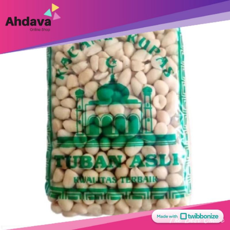 

Kacang Tuban Kupas Asli Gurih Renyah 350 Gram