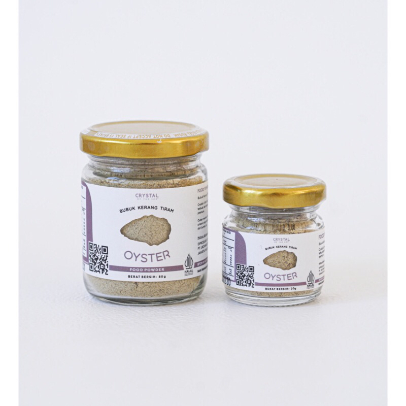 

CRYSTAL OF THE SEA OYSTER POWDER 20gr,80gr - BUMBU UNTUK MPASI BABY