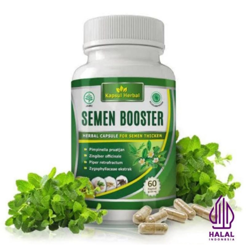 SEMEN BOOSTER Asli Original Obat Herbal Pengental dan Penyubur Sperma Pria