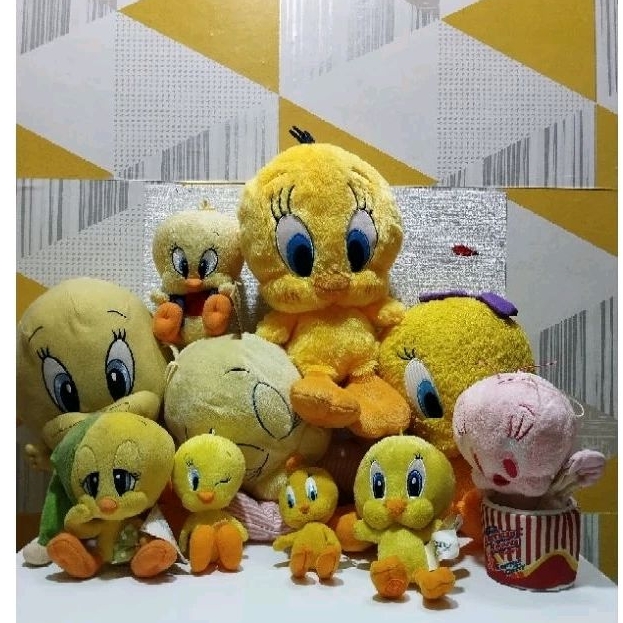 Boneka Karakter Tweety Looney Tunes / Tweety Looney Tunes / Burung Tweety / Tweety Original