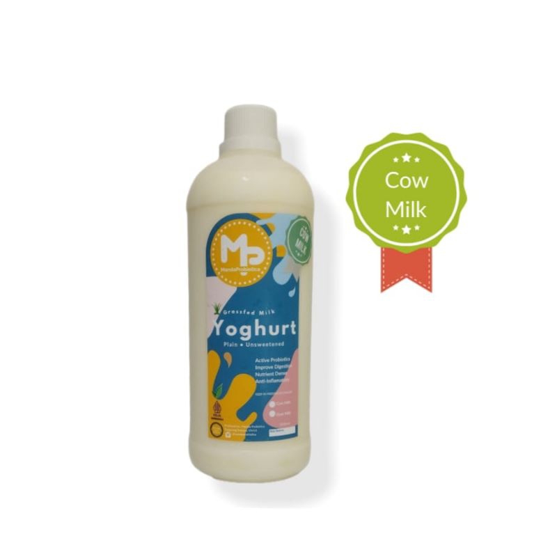 

Manda Probiotica Yoghurt susu sapi grassfed 1ltr