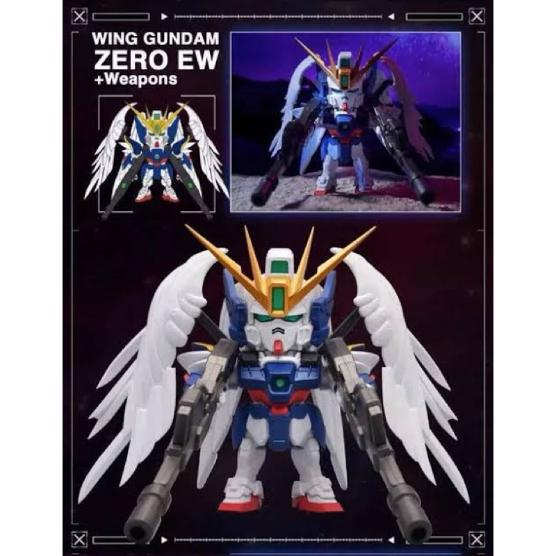 BANDAI QMSV MINI XXXG-00W0 WING GUNDAM ZERO EW - WEAPONS