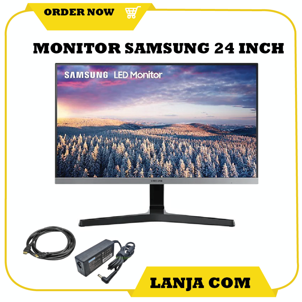 MONITOR SAMSUNG 24 INCH LED IPS 75HZ HDMI VGA