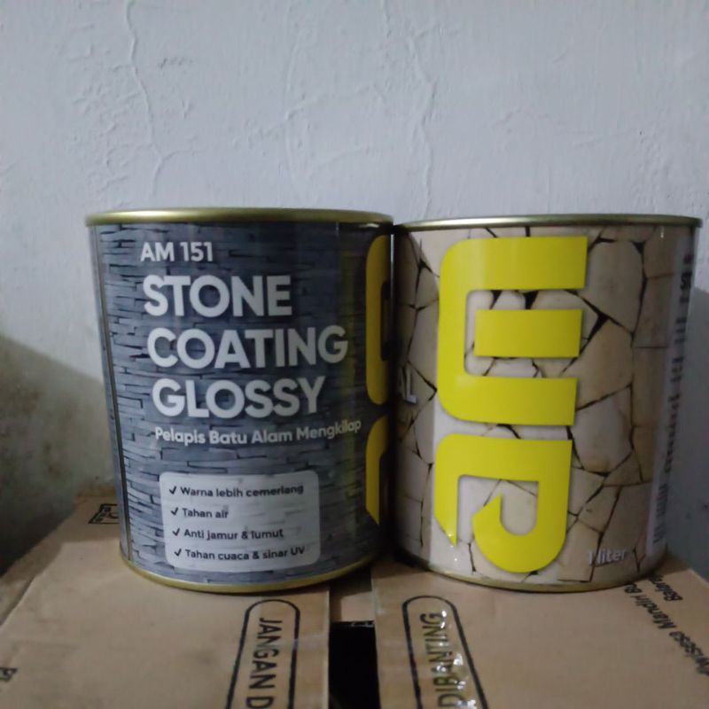 AM 151 - stone coating glossy - 1 L