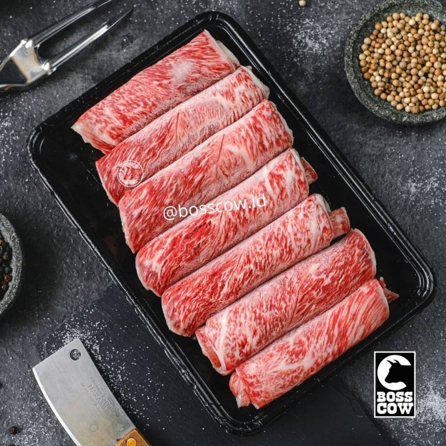 

Japanese Wagyu Shoulder Clod A5 Sliced Import