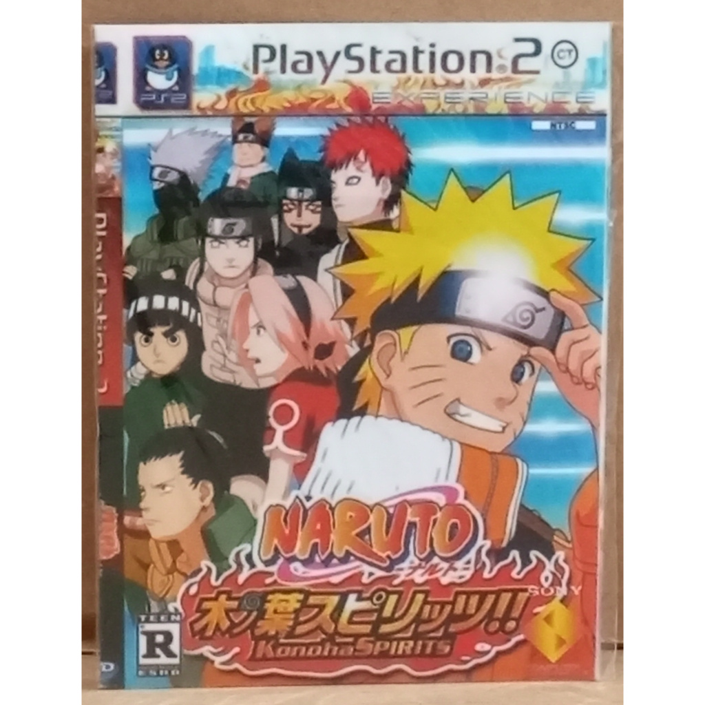 KASET PS2 KOPAB: NARUTO KONOHA SPIRITS