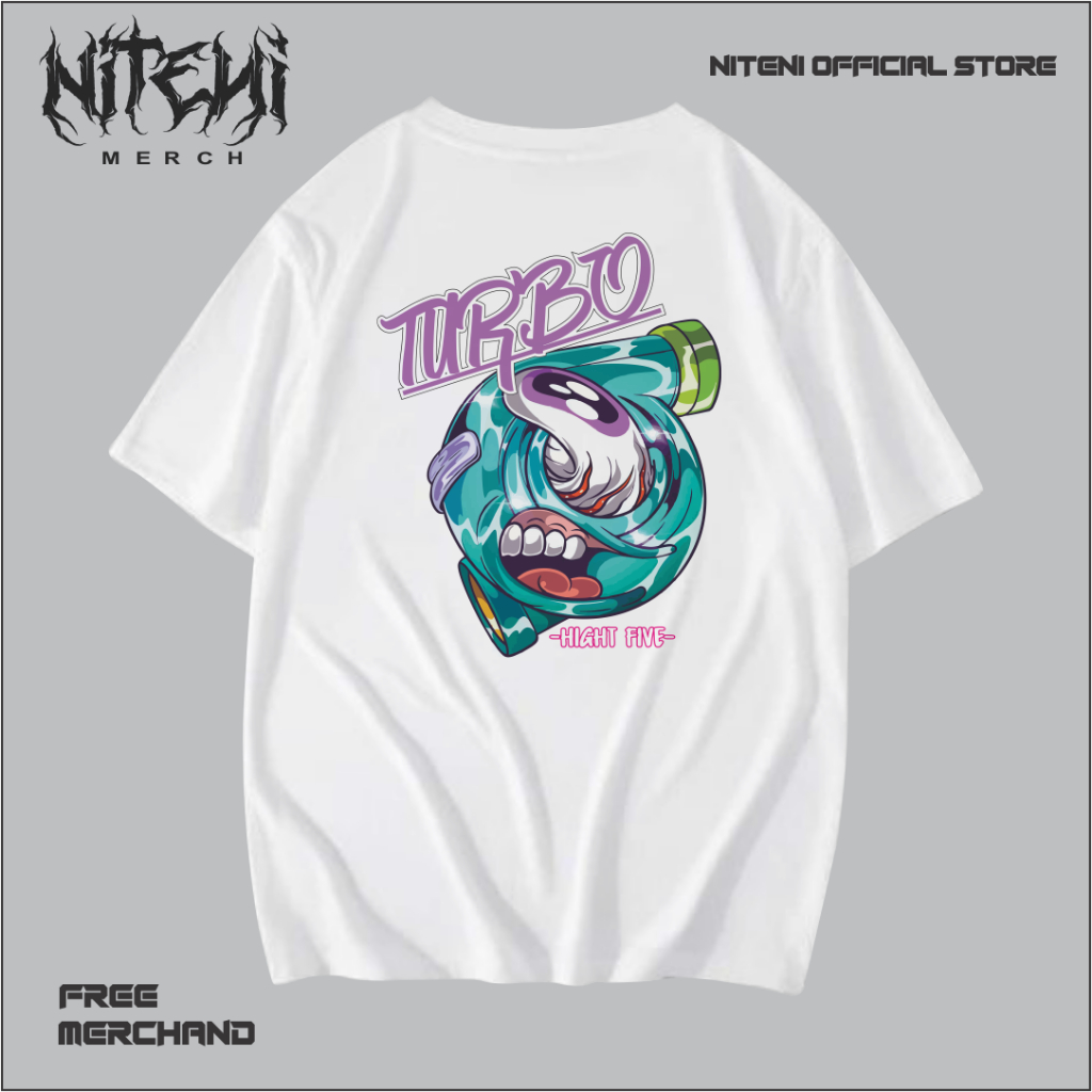 KAOS TURBO KARTUN / KAOS TURBO POWER / KAOS TURBO ON KARTUN / KAOS CUMI CUMI DARAT/KAOS MOBIL / KAOS