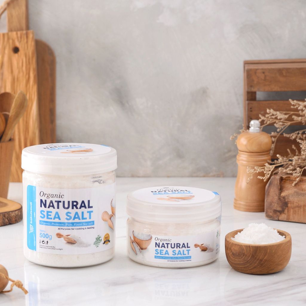 

RB22 Garam Laut Organik Sea Salt Pure Organic Alami Premium Asli 100% / Seasalt Fine Grain non GMO