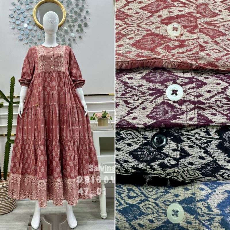 Gamis rayon viscose salvina ys