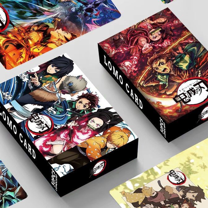 Promo Lomo card  kartu anime  foto anime one piece kimetsu no yaiba naruto
