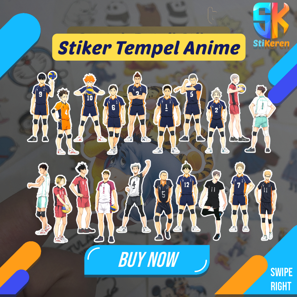 

Stiker Anime Haikyu Premium untuk Laptop HP Kulkas Tumblr