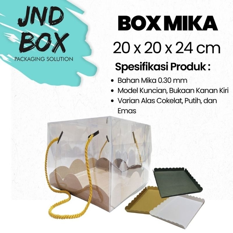 

Box Mika Doskue 20 x 20 x 24 cm (Min Order 2 Pcs)