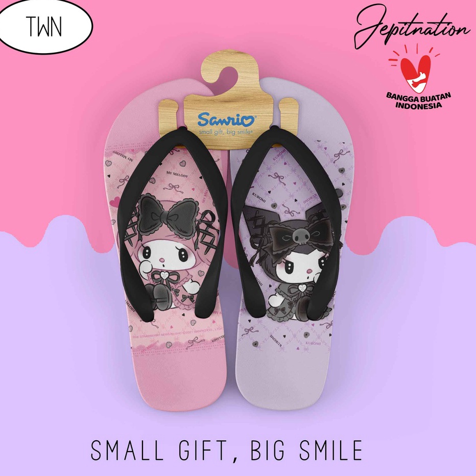 Restock SANDAL JEPIT Spon cinnamoroll kuromi sendal jepit anak pria perempuan laki wanita indomie go