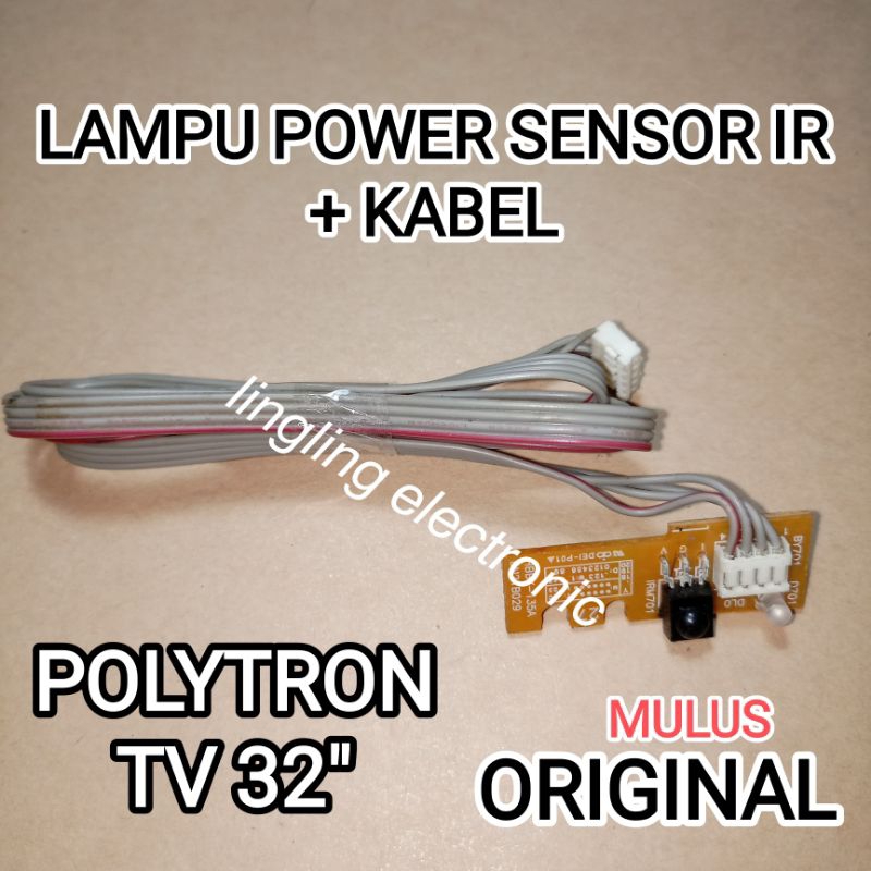 SENSOR IR KABEL PAPAN SENSOR TV POLYTRON PLD-32T7511 ORIGINAL BEKAS MULUS
