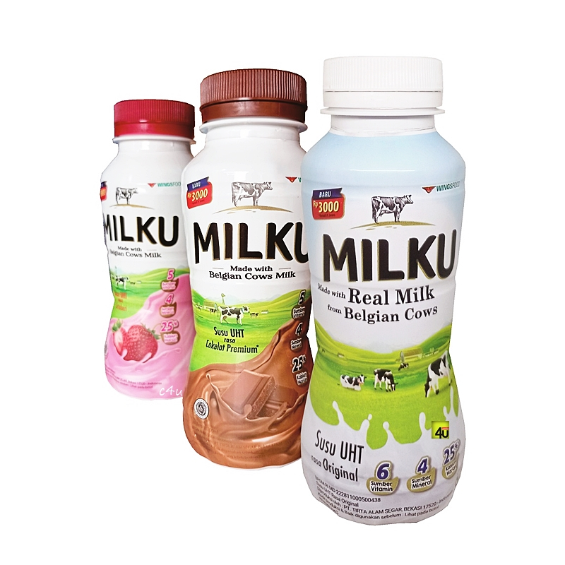 

MILKU - Susu UHT dari Sapi Belgia - 200 ml