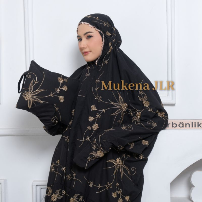 Mukena Terusan JLR Bordir Azzura Katun Premium