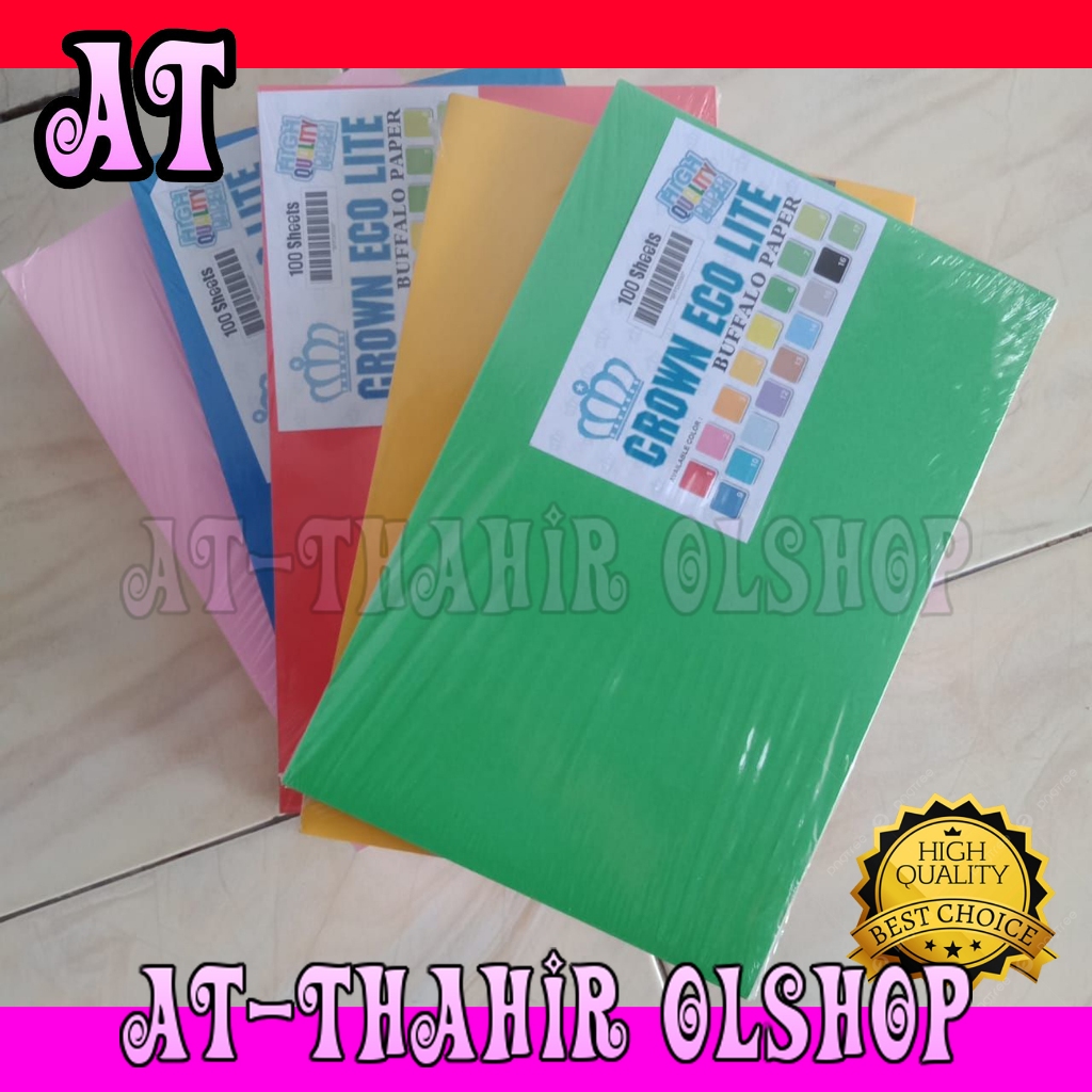 

Kertas Buffalo Warna 100 Sheets / Cover Belakang Jilid