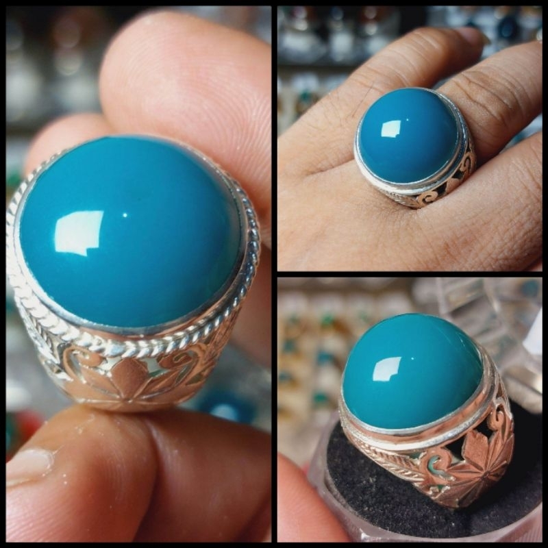Bacan Doko Natural Ring Perak