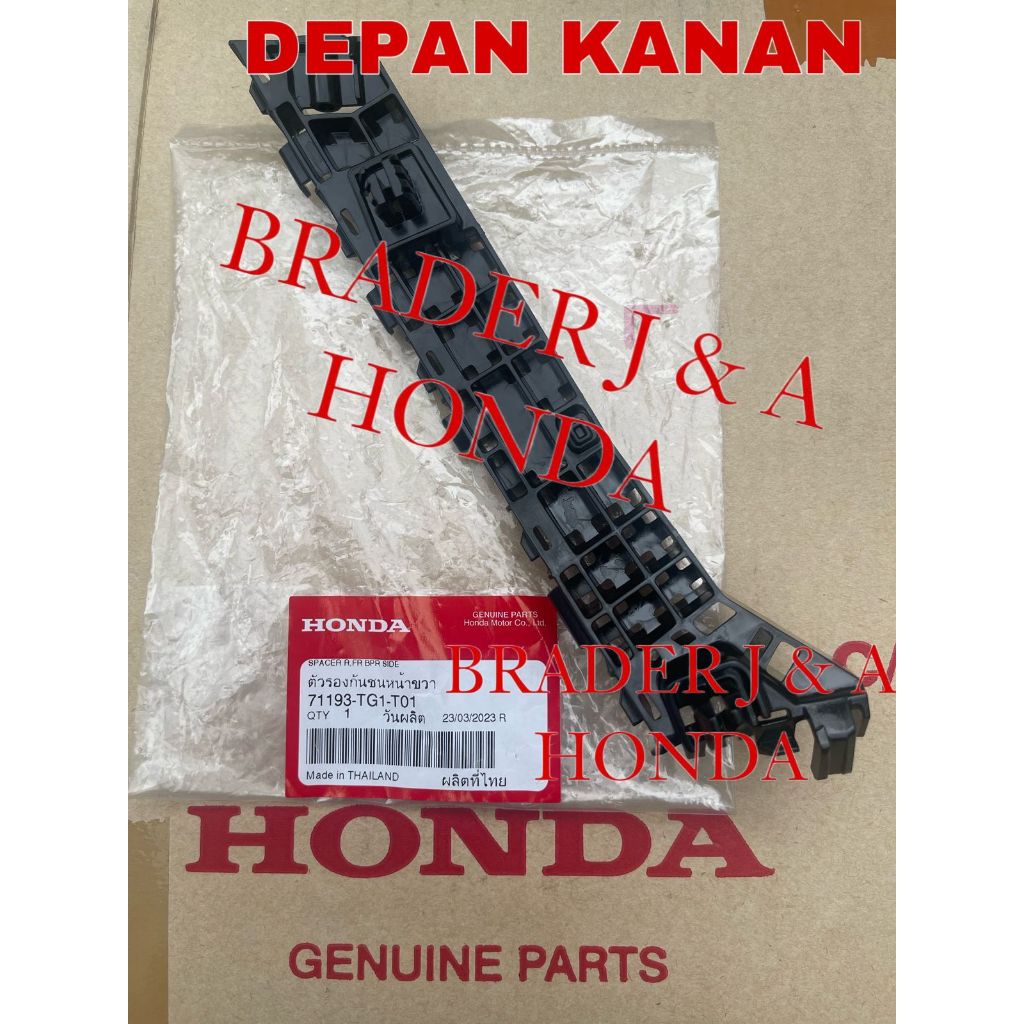 BRACKET BEMPER DUDUKAN SPACER BUMPER DEPAN BRIO MOBILIO SATYA 2012 2013 2014 2015 2016 2017 2018 201
