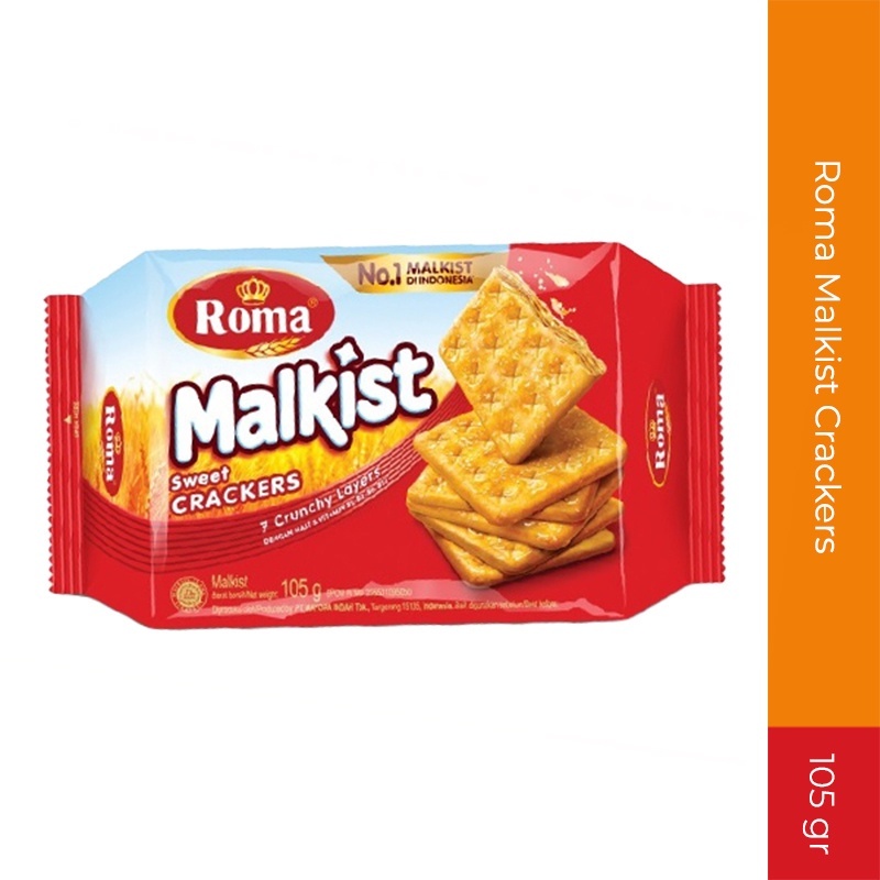 

Roma Malkist Crackers Biscuit 105 gram