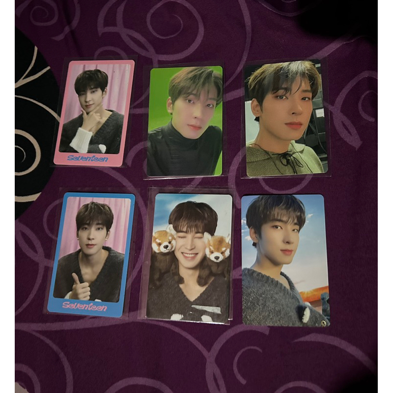 SEVENTEEN Wonwoo dicon 102 set photocard