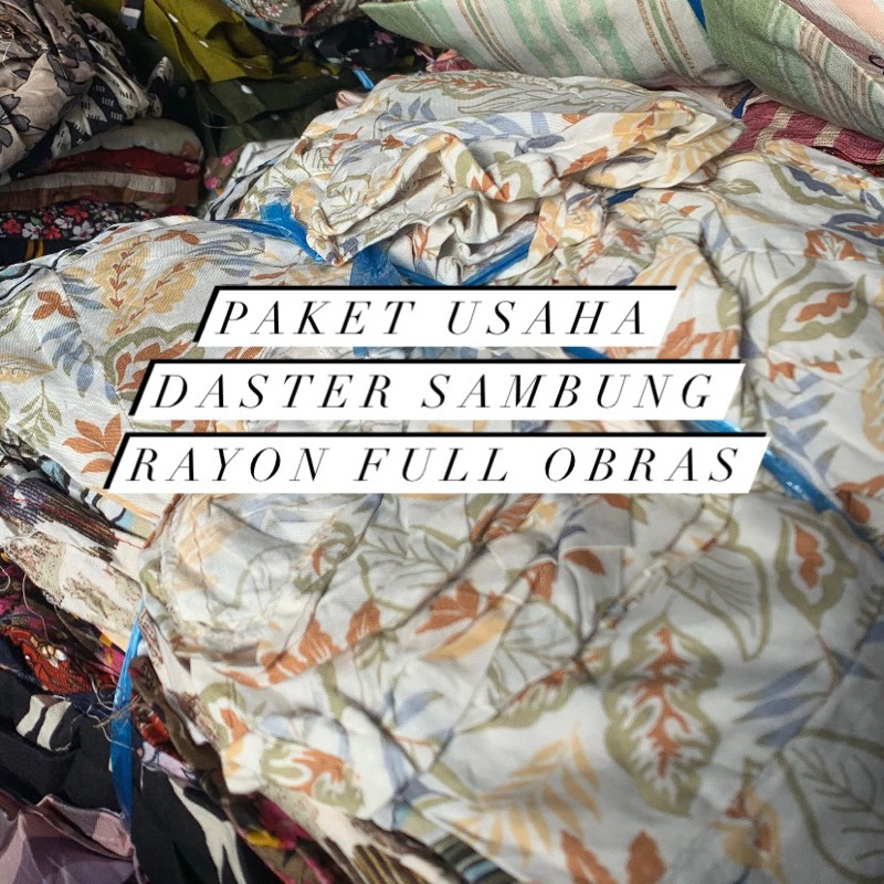 PAKET USAHA DASTER SAMBUNG BUSUI (5PCS) RAYON FULL OBRAS