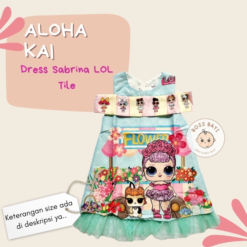 ALOHA KAI - Dress Sabrina Anak Perempuan