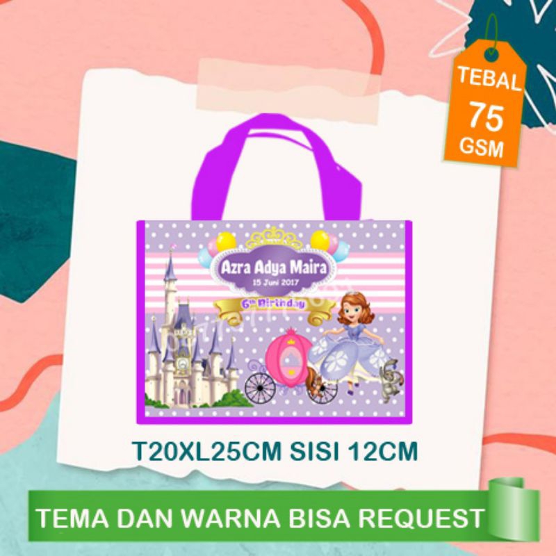 

Tas ulang tahun anak shopia/goodie bag shopia