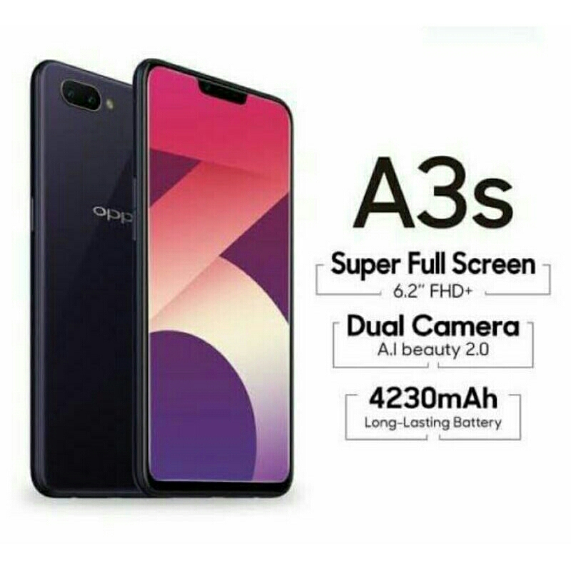 Oppo a3s ram 3/32 gb