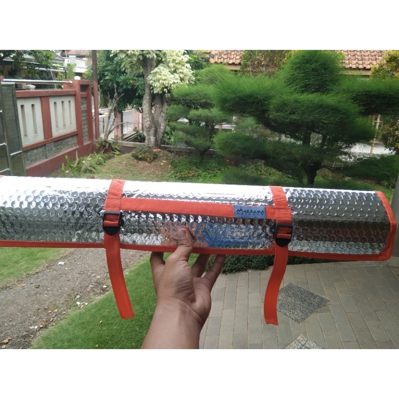 Matras almunium foil ukuran 60 x 180 cm aman nyaman ringan