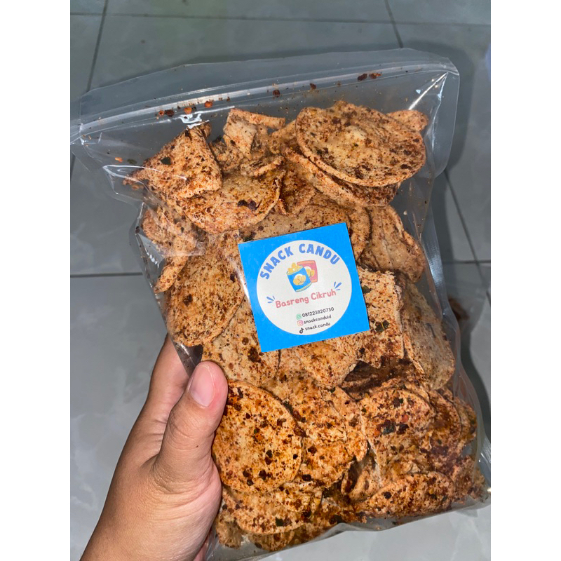 

Basreng Bumbu Basah Pedas Basreng Cikruh Pedas