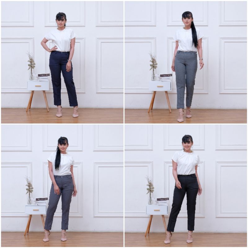 CELANA PANJANG WANITA KAIN KEKINIAN