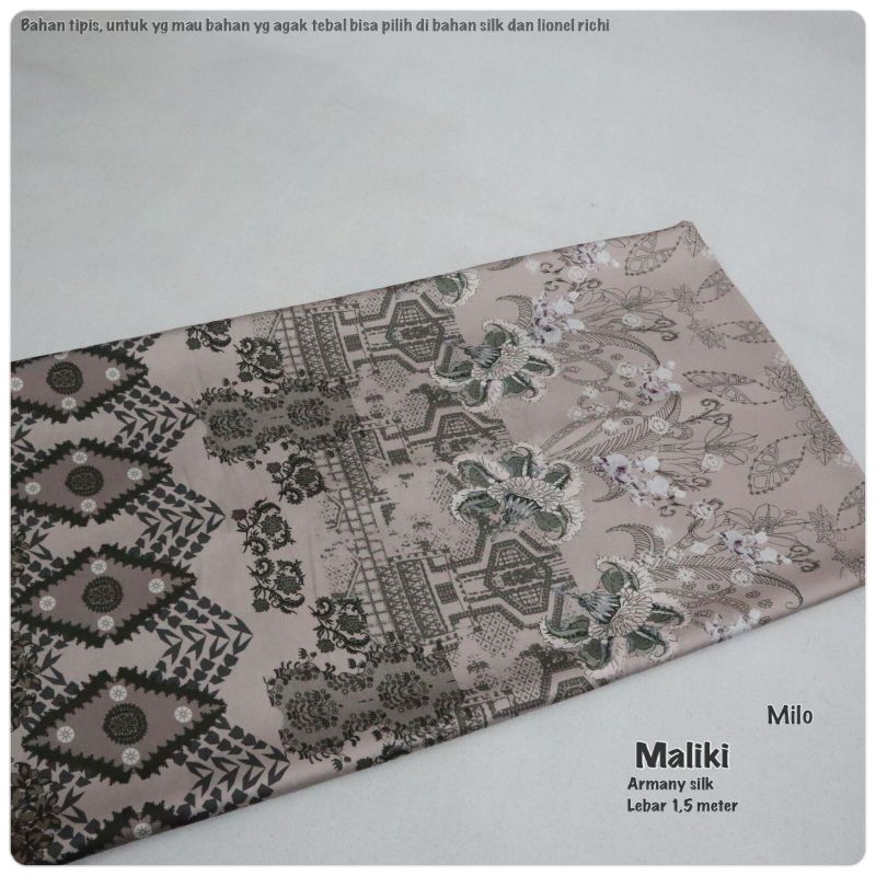 KAIN METERAN ARMANY SILK /GAMIS/TUNIK/SARIMBIT