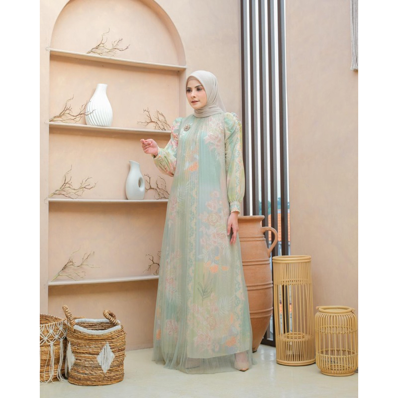 GAMIS SET OUTER RAISHA DRES MODEREN / GAMIS LEBARAN  / GAMIS KEKINIAN