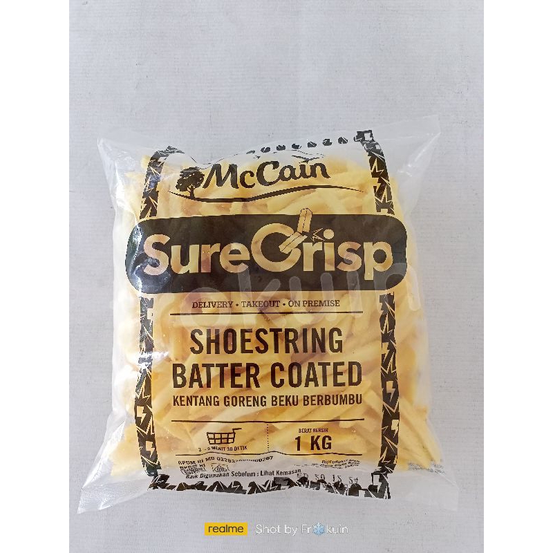 

Mc Cain Premium Batter Coated Shoestring 1kg - Frozen Food Murah