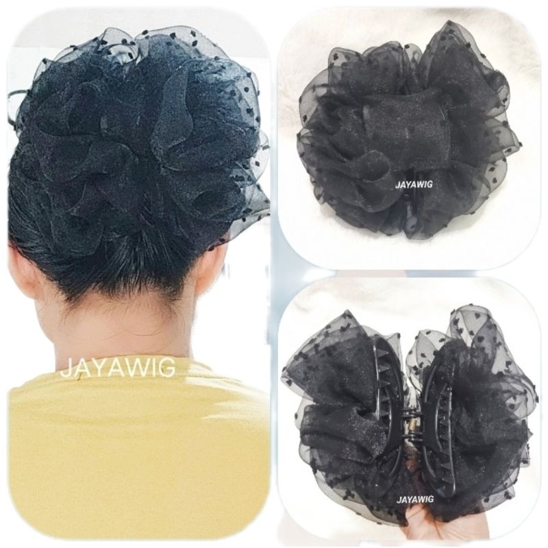 Jepit Cepol Rambut Buat Sanggul Dan Cepolan Hijab Warna Hitam