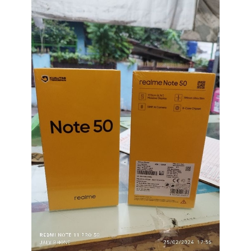 realme note 50 ram4/64 4/128 baru segel resmi