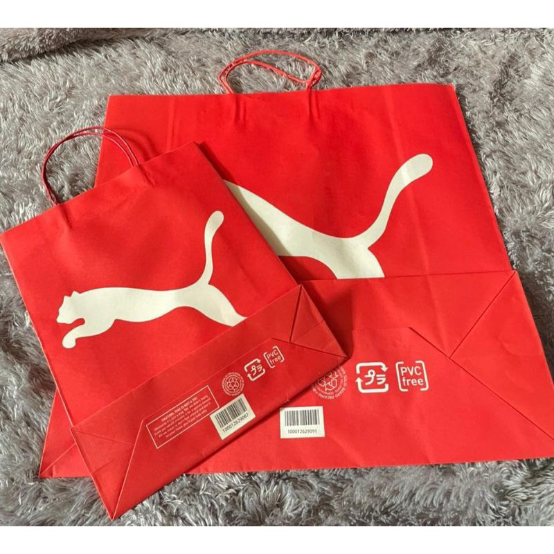 

Paperbag Pum@ Original Shopping Bag Merah Ori Store Muat Box Sepatu