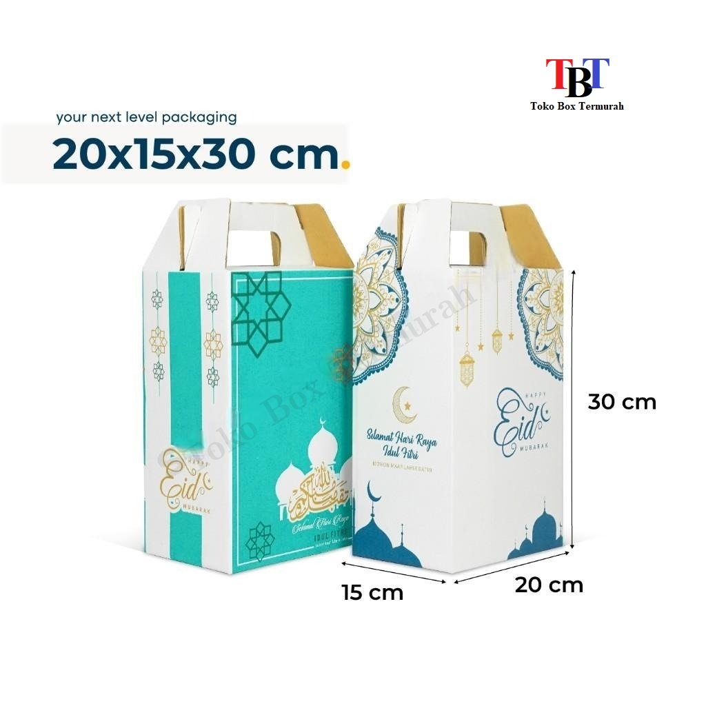 

Box 20x15x30 (Jinjing) Box Parcel/boxhandle/Kardus/Parcel/Parcell/Lebaran/Idul Fitri/Fitri/Eid