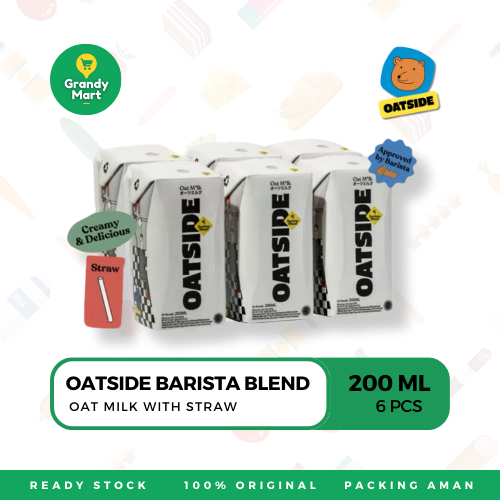 

Oatside Oat Milk Straw 200 ML ( 6 pcs ) - Barista Blend
